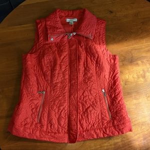 Christopher & Banks Polyester Embroidered Vest